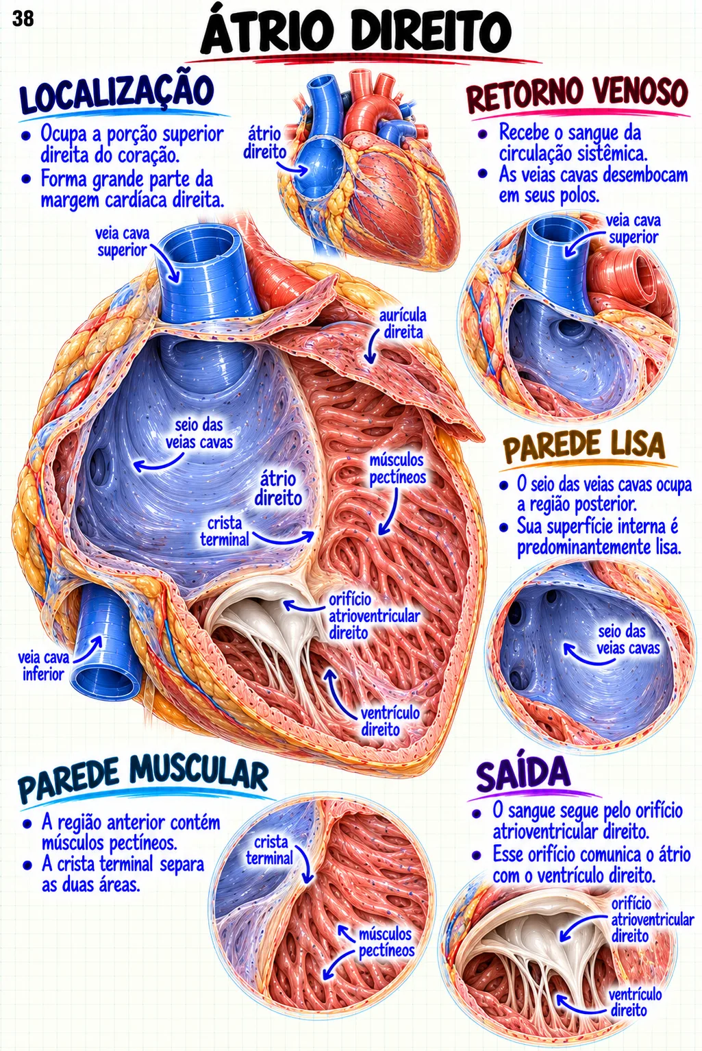 Mapa mental de Anatomia Cardiovascular