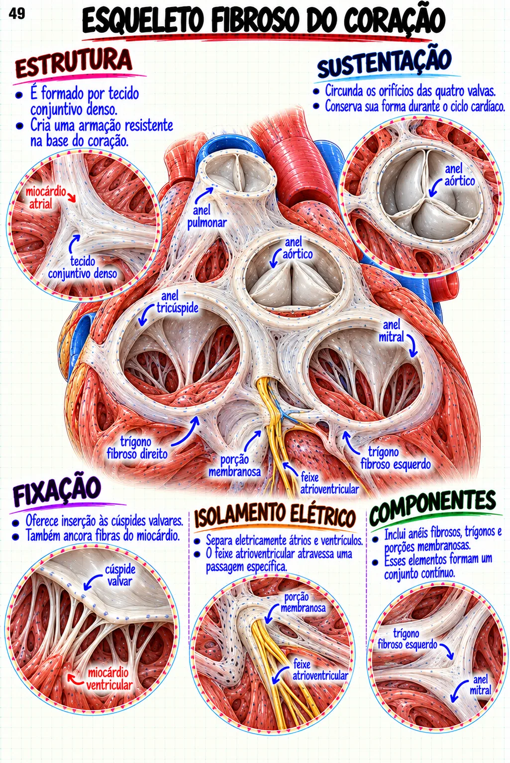 Mapa mental de Anatomia Cardiovascular